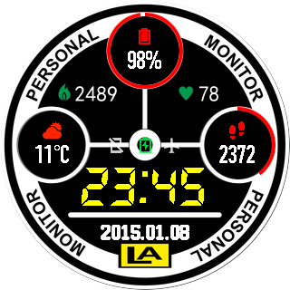 华米跃我Amazfit Pace, Stratos手表表盘