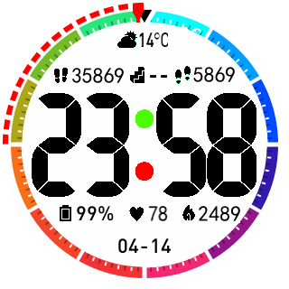 华米跃我Amazfit Pace, Stratos手表表盘