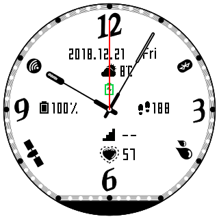 华米跃我Amazfit Pace, Stratos手表表盘