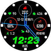 华米跃我Amazfit Pace, Stratos手表表盘