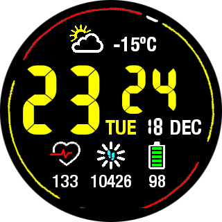 华米跃我Amazfit Pace, Stratos手表表盘