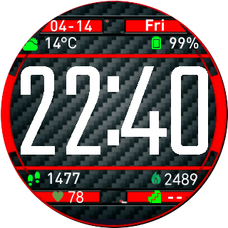 华米跃我Amazfit Pace, Stratos手表表盘