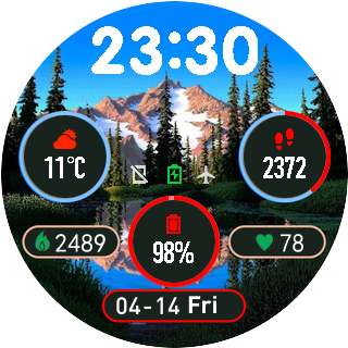 华米跃我Amazfit Pace, Stratos手表表盘
