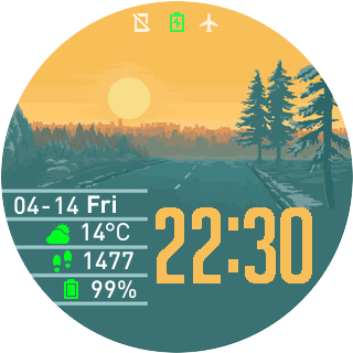 华米跃我Amazfit Pace, Stratos手表表盘