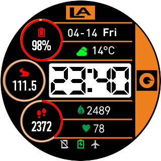华米跃我Amazfit Pace, Stratos手表表盘