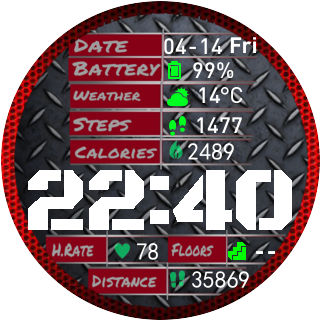 华米跃我Amazfit Pace, Stratos手表表盘