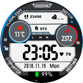 华米跃我Amazfit Pace, Stratos手表表盘