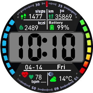 华米跃我Amazfit Pace, Stratos手表表盘