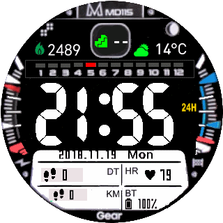 华米跃我Amazfit Pace, Stratos手表表盘