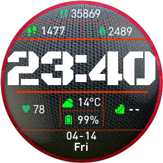 华米跃我Amazfit Pace, Stratos手表表盘