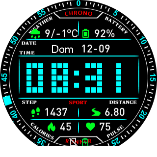 华米跃我Amazfit Pace, Stratos手表表盘