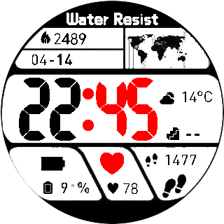 华米跃我Amazfit Pace, Stratos手表表盘