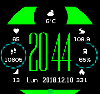 华米跃我Amazfit Pace, Stratos手表表盘