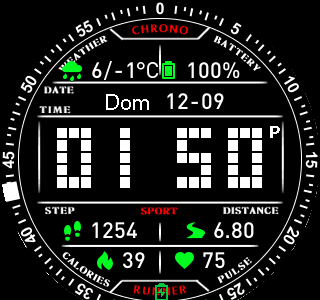 华米跃我Amazfit Pace, Stratos手表表盘