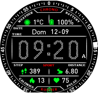 华米跃我Amazfit Pace, Stratos手表表盘