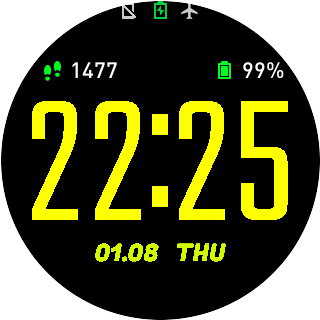 华米跃我Amazfit Pace, Stratos手表表盘