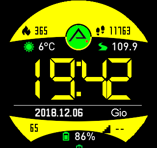 华米跃我Amazfit Pace, Stratos手表表盘