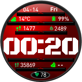 华米跃我Amazfit Pace, Stratos手表表盘
