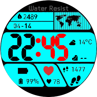 华米跃我Amazfit Pace, Stratos手表表盘
