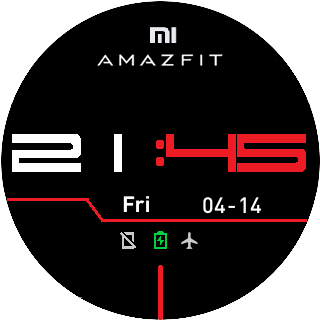 华米跃我Amazfit Pace, Stratos手表表盘