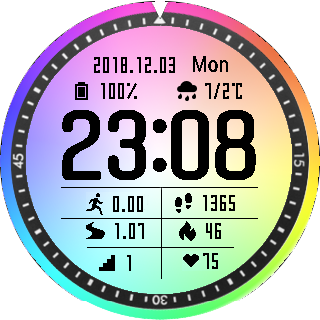 华米跃我Amazfit Pace, Stratos手表表盘