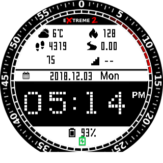 华米跃我Amazfit Pace, Stratos手表表盘