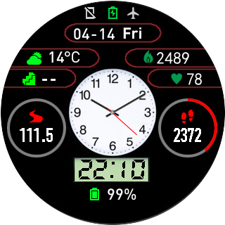 华米跃我Amazfit Pace, Stratos手表表盘