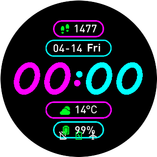 华米跃我Amazfit Pace, Stratos手表表盘