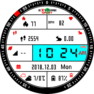 华米跃我Amazfit Pace, Stratos手表表盘