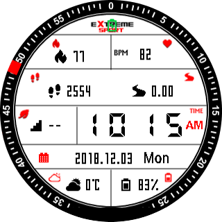 华米跃我Amazfit Pace, Stratos手表表盘
