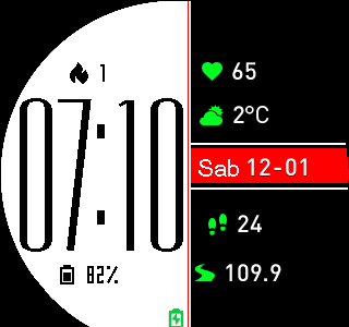 华米跃我Amazfit Pace, Stratos手表表盘