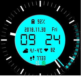 华米跃我Amazfit Pace, Stratos手表表盘