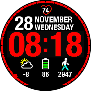 华米跃我Amazfit Pace, Stratos手表表盘