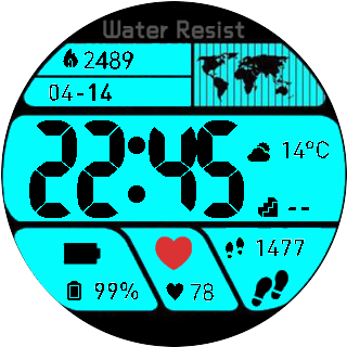 华米跃我Amazfit Pace, Stratos手表表盘