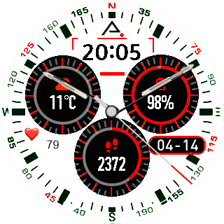 华米跃我Amazfit Pace, Stratos手表表盘