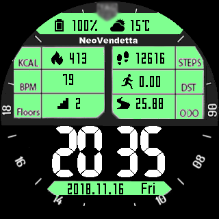 华米跃我Amazfit Pace, Stratos手表表盘