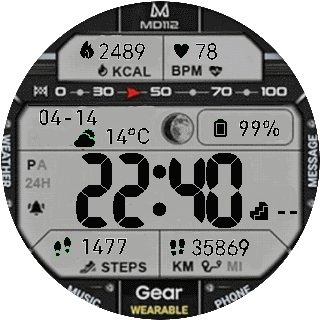 华米跃我Amazfit Pace, Stratos手表表盘