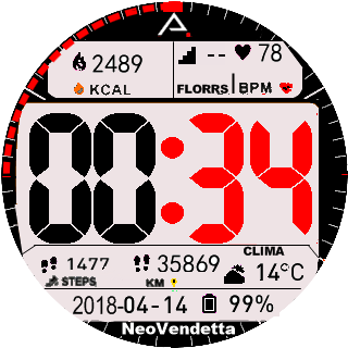 华米跃我Amazfit Pace, Stratos手表表盘