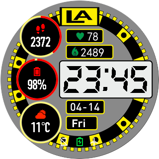 华米跃我Amazfit Pace, Stratos手表表盘