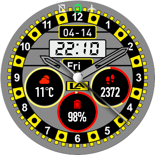 华米跃我Amazfit Pace, Stratos手表表盘
