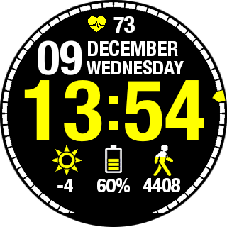 华米跃我Amazfit Pace, Stratos手表表盘