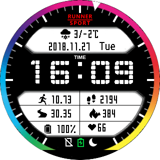 华米跃我Amazfit Pace, Stratos手表表盘
