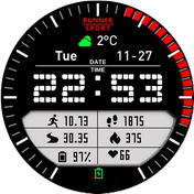 华米跃我Amazfit Pace, Stratos手表表盘