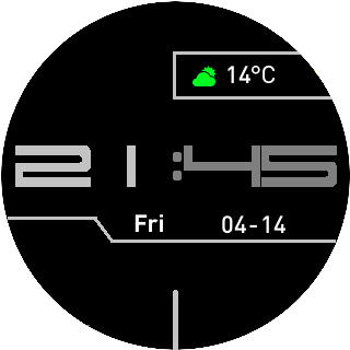 华米跃我Amazfit Pace, Stratos手表表盘