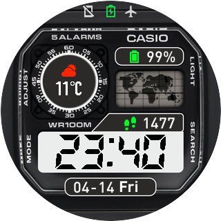 华米跃我Amazfit Pace, Stratos手表表盘