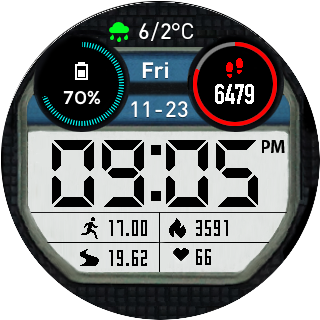 华米跃我Amazfit Pace, Stratos手表表盘