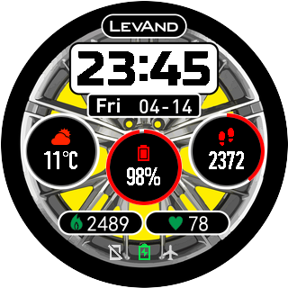 华米跃我Amazfit Pace, Stratos手表表盘