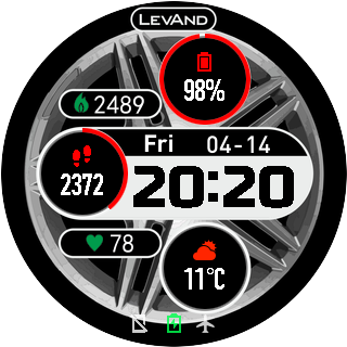 华米跃我Amazfit Pace, Stratos手表表盘