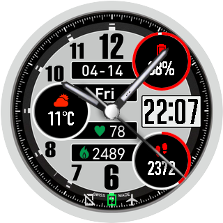 华米跃我Amazfit Pace, Stratos手表表盘