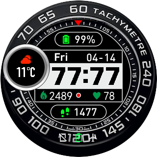 华米跃我Amazfit Pace, Stratos手表表盘